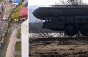 W Rosji dostrzeżono "nuklearny pociąg". Jedzie w kierunku frontu