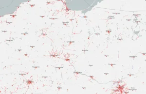 Mapa infrastruktury rowerowej (Ścieżki Rowerowe)