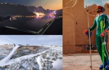Zimowe igrzyska w Arabii Saudyjskiej. Kosmiczna wioska i śnieg na pustyni