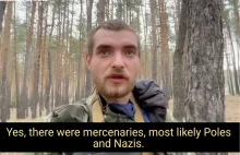 Rosyjski żołnierz uważa, że 90% najemników na Ukrainie to "Polacy, naziści...