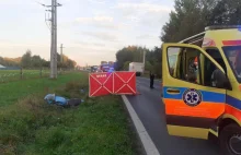 NT: Nie żyje 27-letni obywatel Ukrainy! Motocykl zderzył się z ciężarówką.
