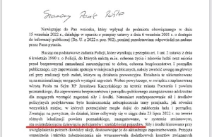 Jeden dzień,jeden powiat,jeden poseł i 189 policjantów i 60 pojazdów! Ochrona JK