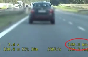 24 punkty karne i 1650 zł mandatu. Jechał skodą 200 km/h po A4