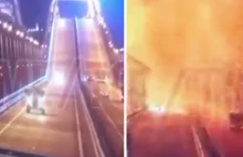 Wyciekły nagrania z Mostu Krymskiego. Kamery uchwyciły moment eksplozji