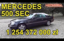 Mercedes 500 SEC: kosztował 1,2 mld zł, rewolucja gratis - MotoBieda