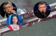 Rosyjscy propagandyści wściekli po ataku na Most Krymski