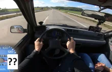 Daewoo Tico na autostradzie. 25-letni przebił swój fabryczny v-max