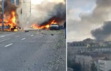 Atak onuc na Kijów. Rakiety uderzyły w samo centrum