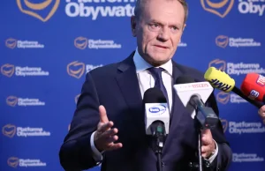 Tusk o sytuacji na granicy z Białorusią. "Jedno z największych łajdactw"