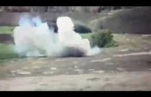 rosyjskie wojska zostały wysadzone w powietrze przez ukraińską minę lądową