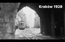 Stary, dawny, przedwojenny Kraków w 1928 roku