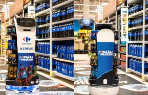 Robot sprzedający Pepsi - Carrefour przedstawia Kerfusia