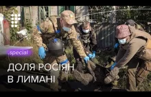 Zbieranie ruskich trupów w Łymanie oraz praca policji