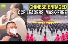 Chiny - maski podczas jedzenia