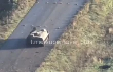 Rosyjski transporter kontra mina. Pokaz bezmyślności armii Putina