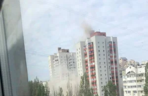 Wybuchy w Rosji. Pocisk trafił prosto w blok mieszkalny