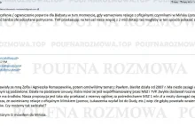 "Jabłoński, co to za list od Łukaszenki do Dudy? Co ukrywasz przed Polakami?"