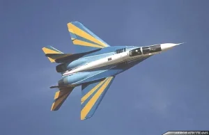 Ukraiński MiG-29 rozbił się polując na irańskie drony