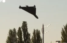 Uchwycił nalot drona kamikadze na Kijów. Niesamowite zdjęcie