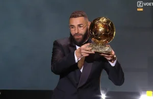 Karim Benzema zwycięzcą Złotej Piłki! Zinedine Zidane wręczył nagrodę rodakowi