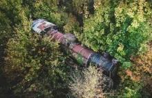 Porzucona lokomotywa znaleziona w Wielkiej Brytanii