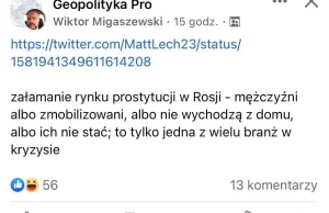 Załamanie rynku prostytucji w Rosji