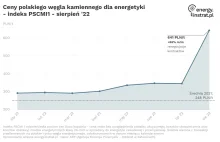 Instrat publikuje dane o polskim węglu i wskazuje przyczynę wzrostu cen