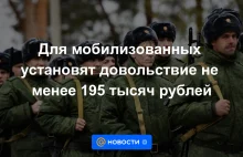 Putin: Co najmniej 195 000 rubli (15196 zł) miesięcznie dla zmobilizowanego