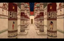 Animowana rekonstrukcja egipskiej świątyni Luxor