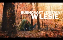 Noc w jesiennym lesie. Bushcraft