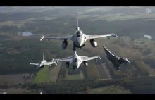 F-16, F-22 i Eurofightery nad Bełchatowem