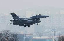 F-16 przechwycił samolot w zastrzeżonej strefie powietrznej, gdzie był prezydent