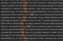 We wczorajszych Wiadomościach nazwisko "Tusk" padło 32 razy.