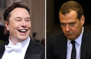 Elon Musk naśmiewa się z Miedwiediewa na Twitterze. Uderzył w czuły punkt.