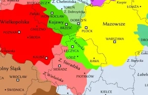 Krainy historyczne w Polsce