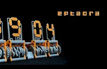 Eptaora - ciekawy zegar wydrukowany na drukarce 3D
