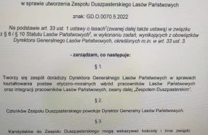 "Ujawnię Państwu oryginał zarządzenia Dyrektora Lasów Państwowych"