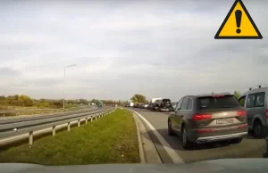 Szeryf w Audi blokował pas, ale nagrywający go wyjaśnił