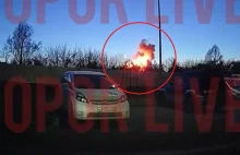 Rosyjski samolot spadł w Irkucku. Na miejscu słup ognia i dymu [WIDEO