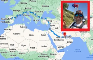 Szedł pieszo na mundial do Kataru. Zaginął w Iranie
