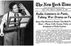 Słuchowisko "Wojna światów"(USA,1938) jako przykład zbiorowej psychozy