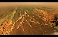 Wejście sondy Huygens w kierunku powierzchni Tytana