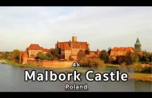 Zamek w Malborku z lotu ptaka