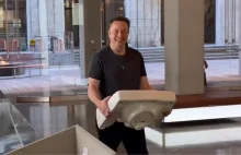 Elon wprowadza się do Twittera