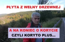 Płyta z wełny drzewnej a przy okazji koryto plus