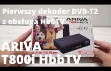 Ariva T800i HbbTV - czyli pierwszy tuner DVB-T2 z obsługą telewizji hybrydowej