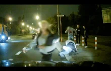 Wściekła kobieta atakuje samochód dostawcy pizzy!