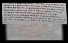 SKANDAL! Białostocka policja na usługach ochroniarskich Krzysztofa Kononowicza.