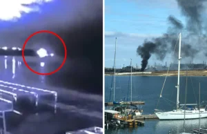 Dym nad portem w Sewastopolu. Doniesienia o pożarze fregaty Admirał Makarow