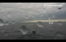 Jak widać na nagraniu te statki w Sewastopolu nie zostały trafione